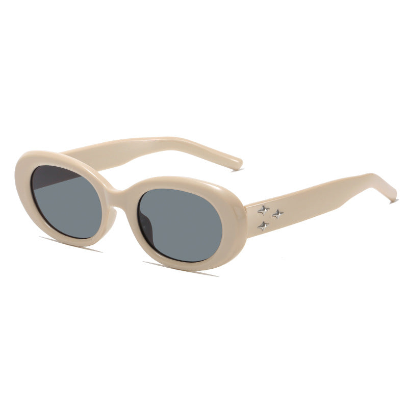 Retro Oval Frame Sunglasses Stornfield