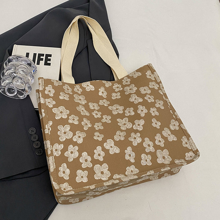 Floral Print Mini Tote Bag