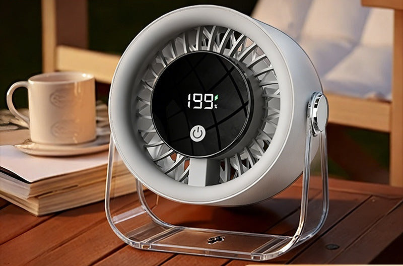 Unisex table fan with intelligent air circulation system Stornfield