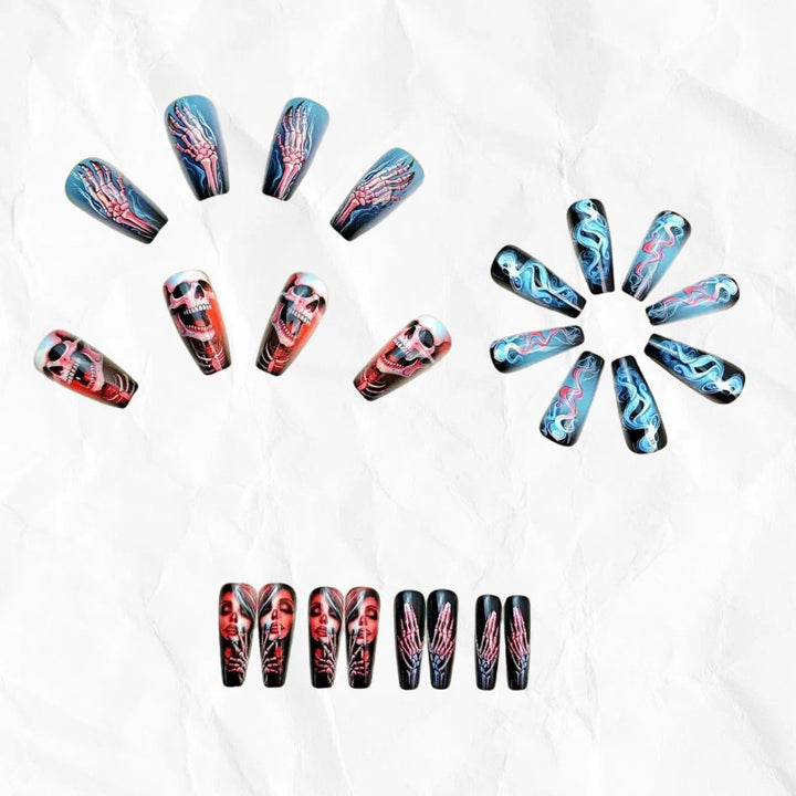 Artificial nails with Halloween motifs Stornfield