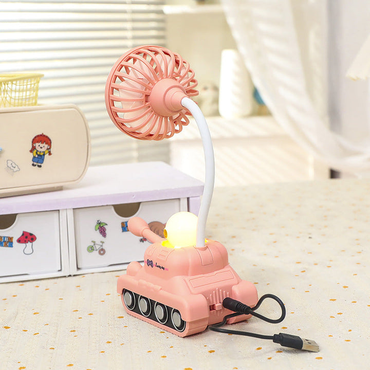 Women USB Nebulizer Cooler Fan in Creative Tank Design Stornfield