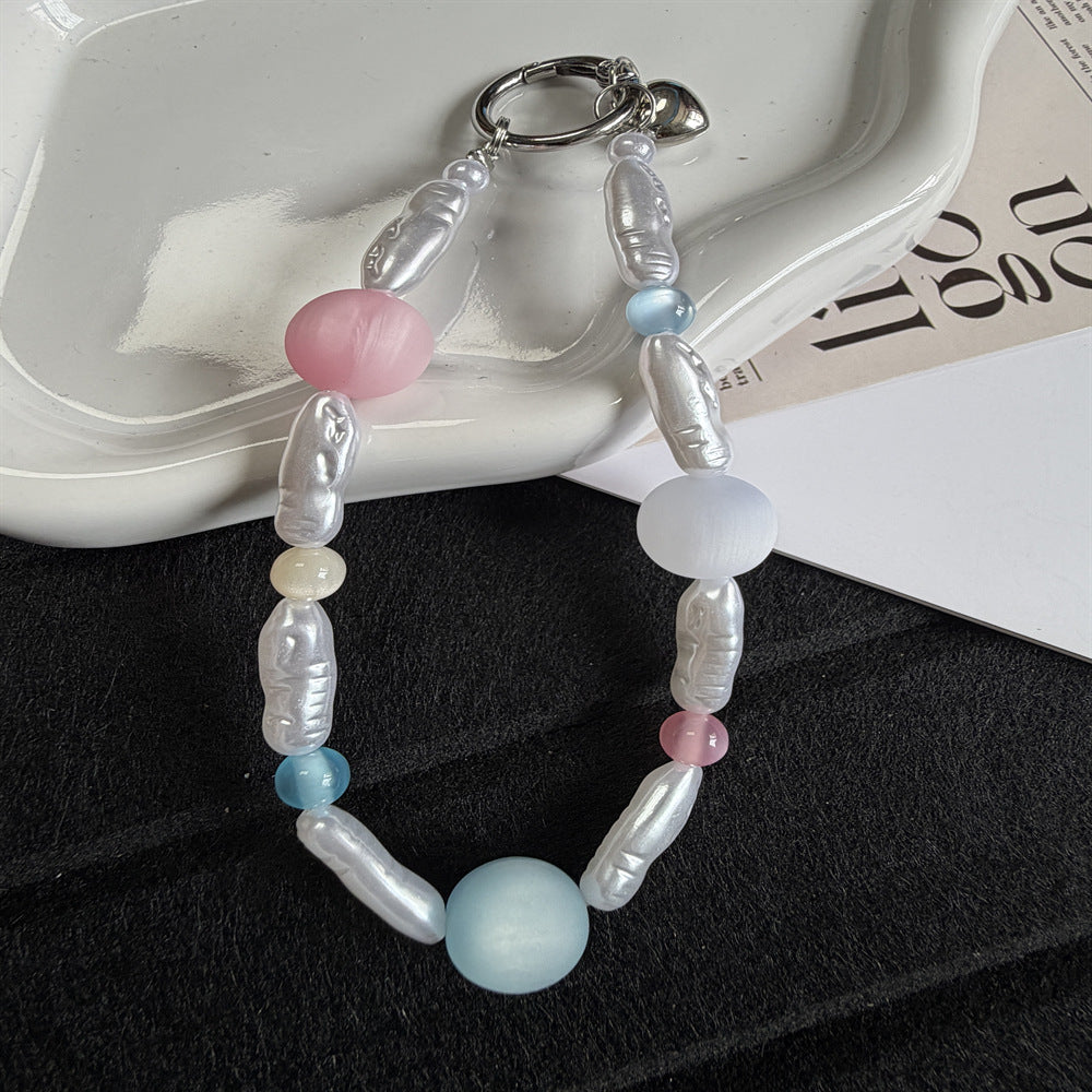 Elegant Beaded Charm Keychain Stornfield 1790134705