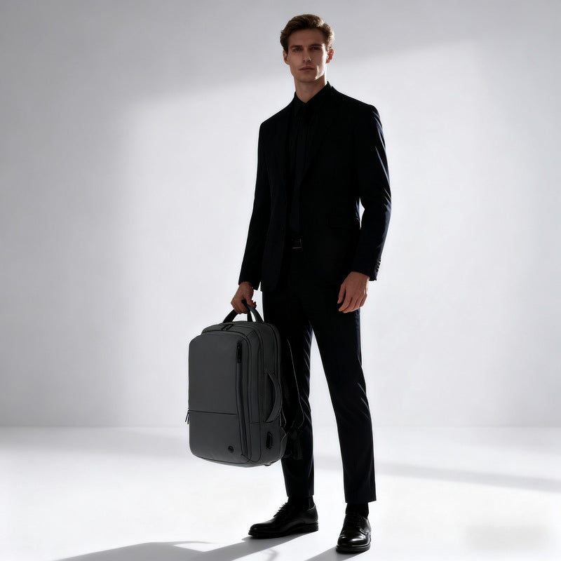 Business Backpack with Ergonomic Design and Numerous Compartments Stornfield