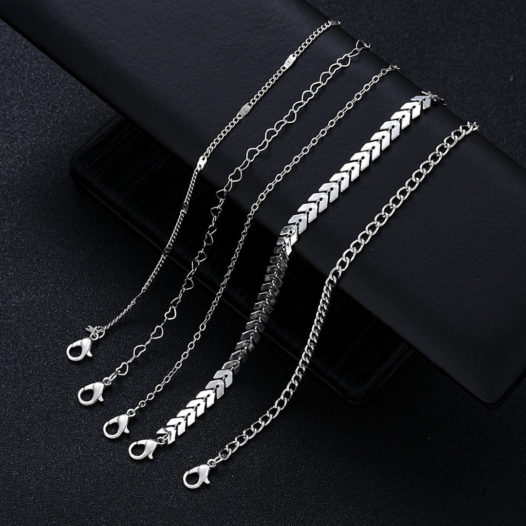Multi-Layered Chain Bracelet Set Stornfield