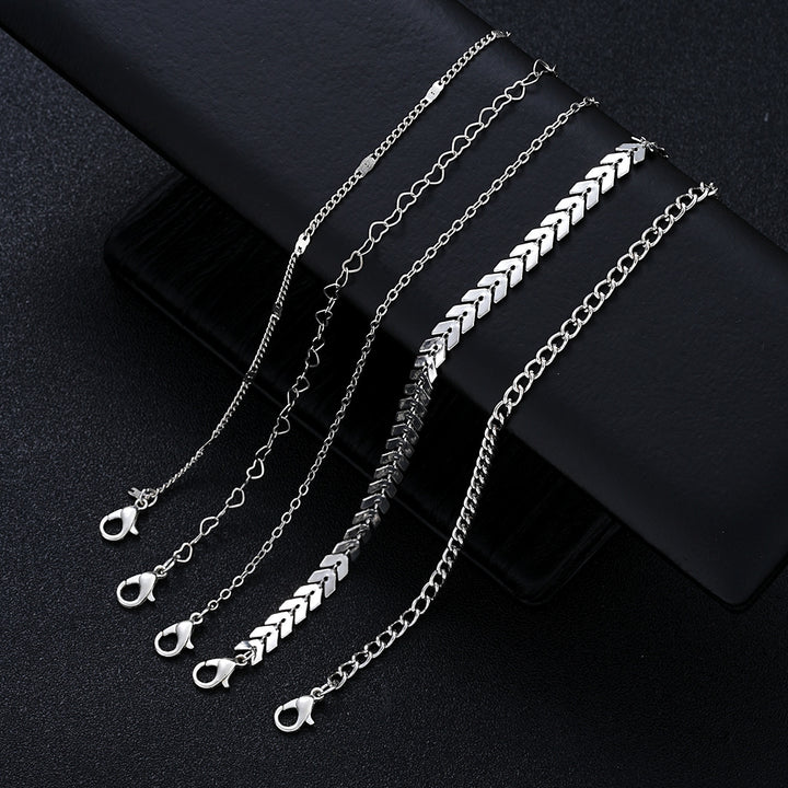 Multi-Layered Chain Bracelet Set Stornfield