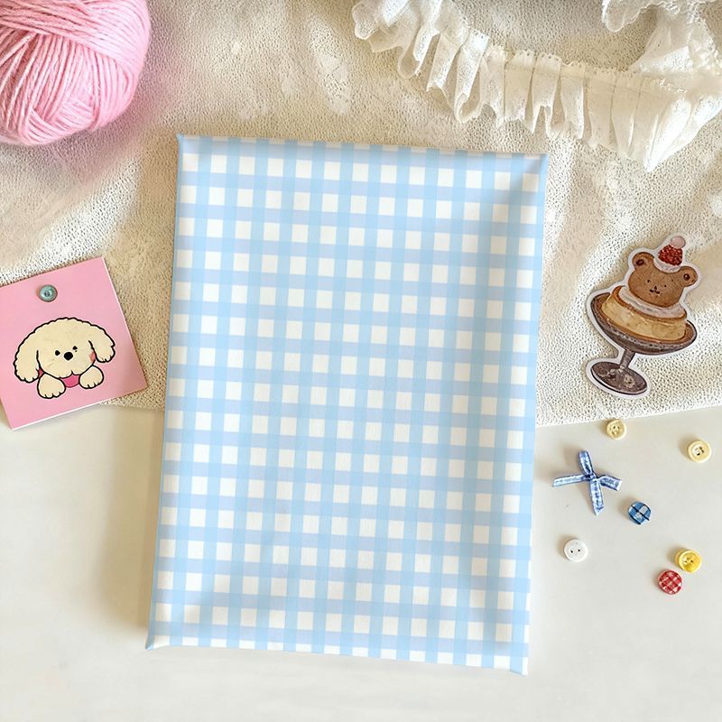 Cute Gingham Pattern Notebook Cover