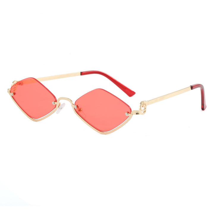 Women's fashionable square sunglasses with luxurious metal frame Stornfield