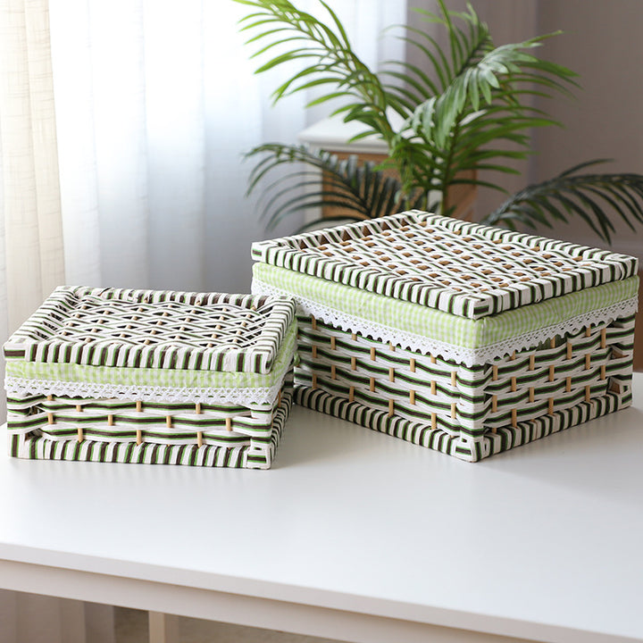 Decorative Woven Storage Box Set Stornfield