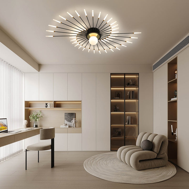 Starburst Ceiling Light Fixture