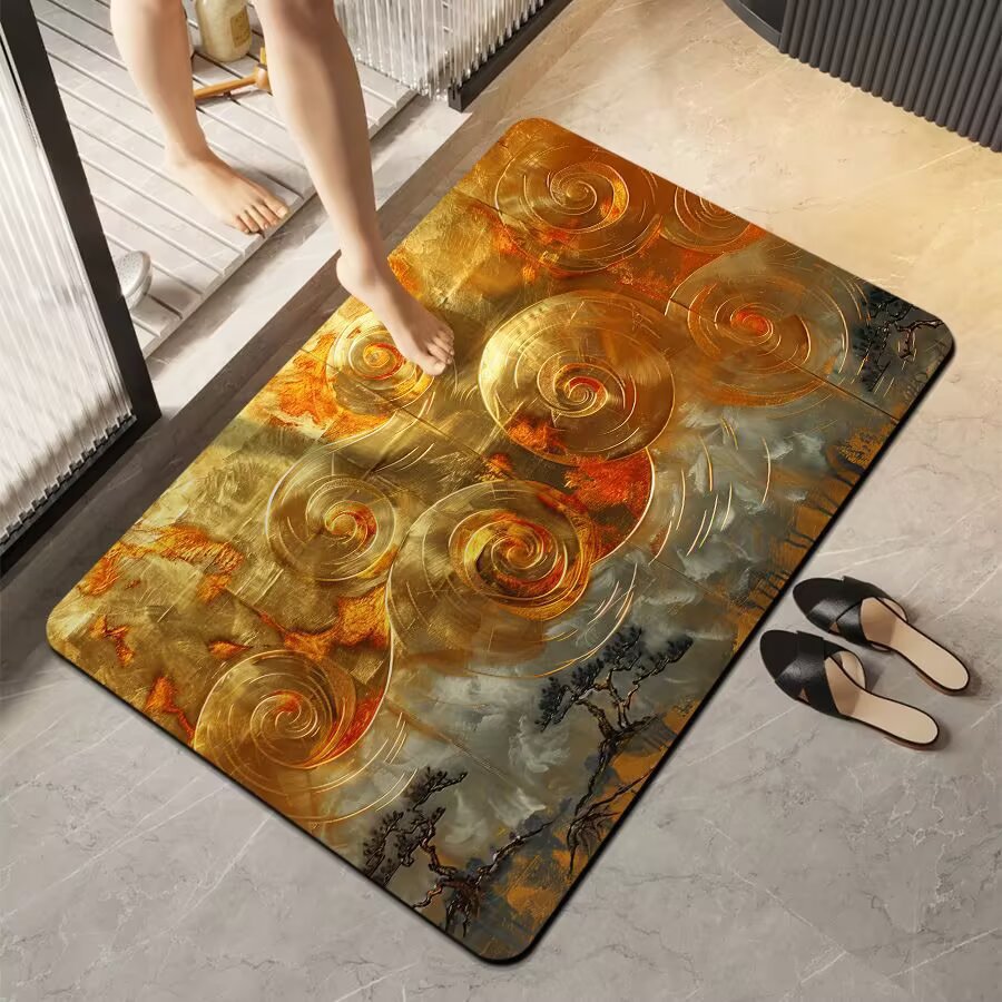 Luxurious Marble Finish Mat Stornfield