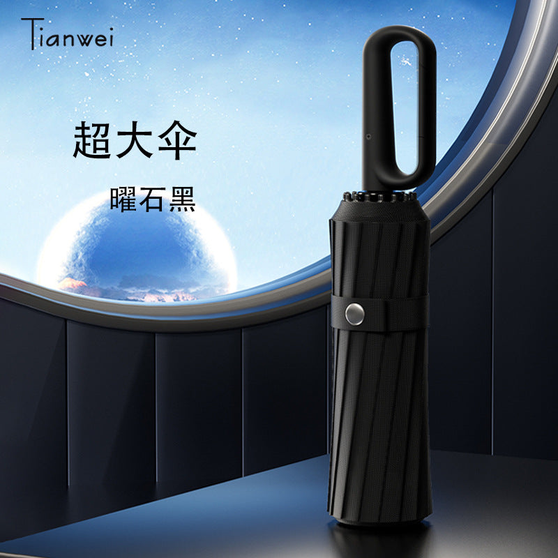 Women Foldable Wind-Resistant Umbrella with Ergonomic Handle Stornfield