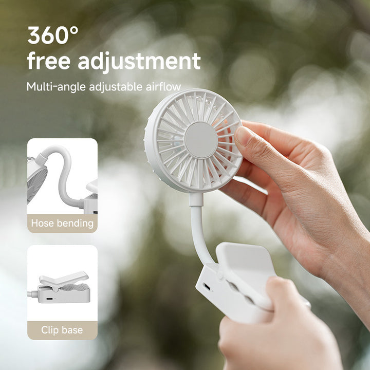 Ladies portable clip fan with flexibility Stornfield