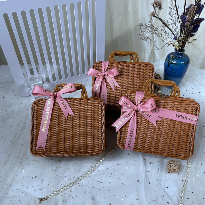 Women classic rattan handbag Stornfield
