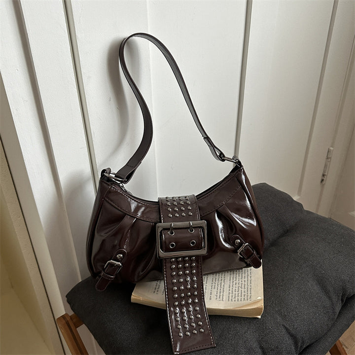 Studded Detail Handheld Purse