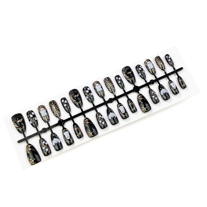 Halloween-Themed Decorative Press-On Nail Set 1790738553