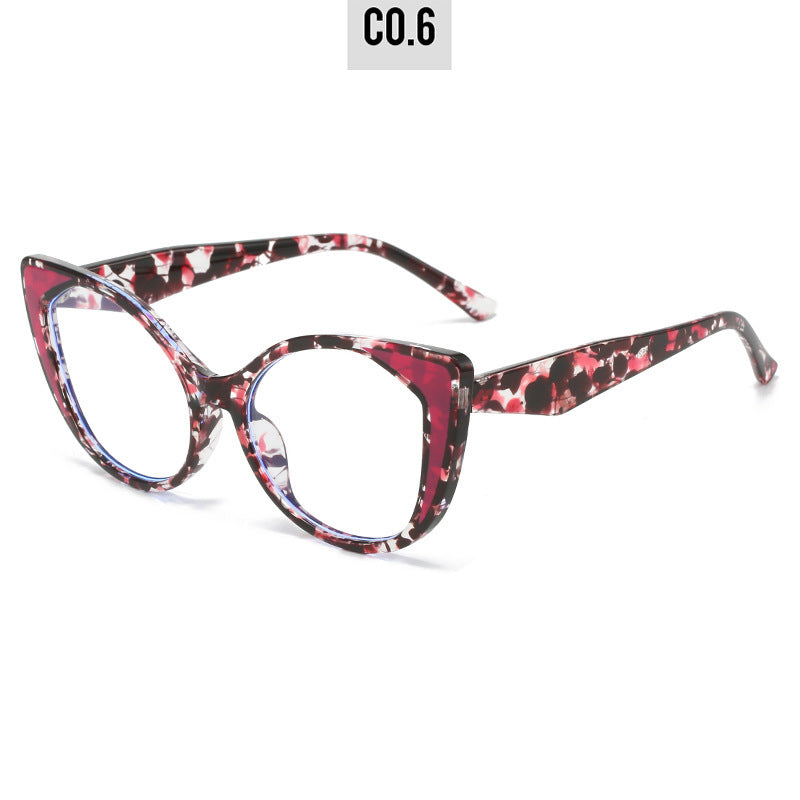Women's Cat-Eye Glasses with Floral Design and Adjustable Nose Bridge Stornfield