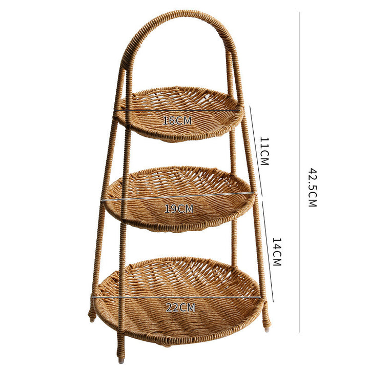 Handcrafted Woven Serving Basket Stornfield