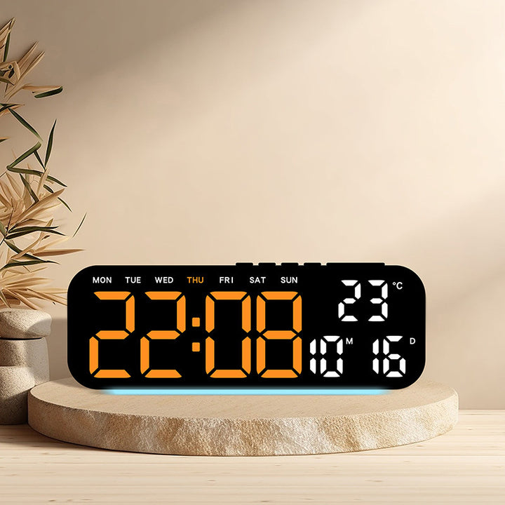 Digital weather alarm clock with temperature and hygrometer display Stornfield