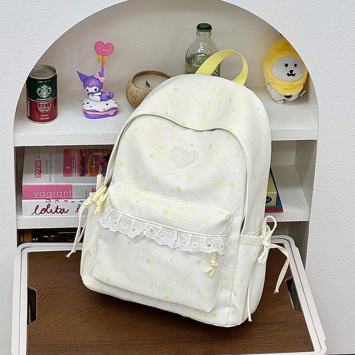 Cute Decorative Star-Embellished Backpack Stornfield