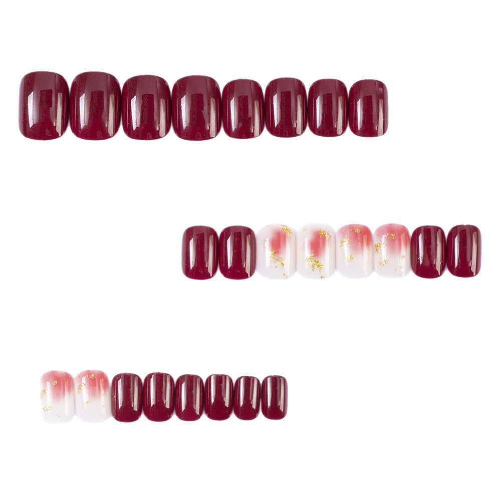 Artificial nails with glitter and gradient Stornfield