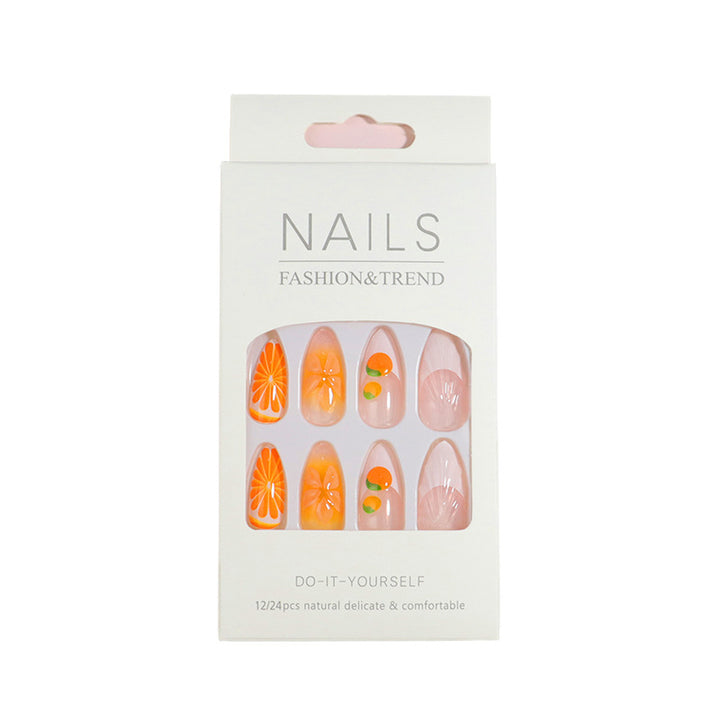 Premium Press-On Nail Set with Decorative Accents Stornfield