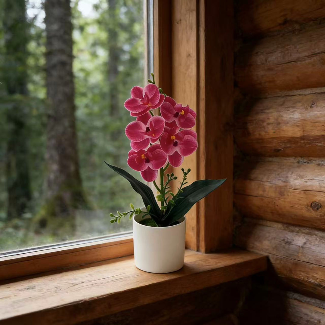 Artificial Orchid Plant for Home Decor and Indoor Display