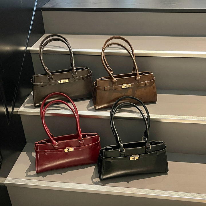 Luxurious Structured Shoulder Handbag