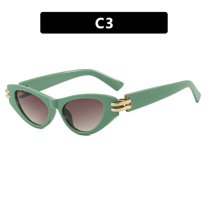 Ladies Cat-Eye Sunglasses with Luxurious Accents Stornfield