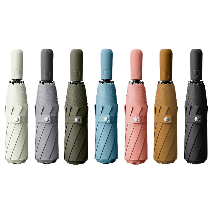Ladies compact automatic umbrella with innovative wind protection system Stornfield