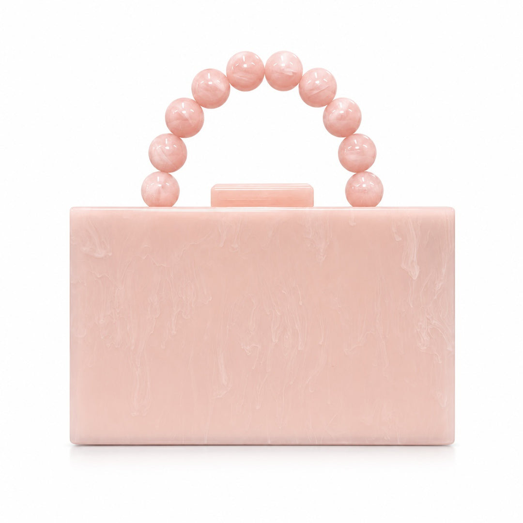 Elegant Acrylic Structured Handbag