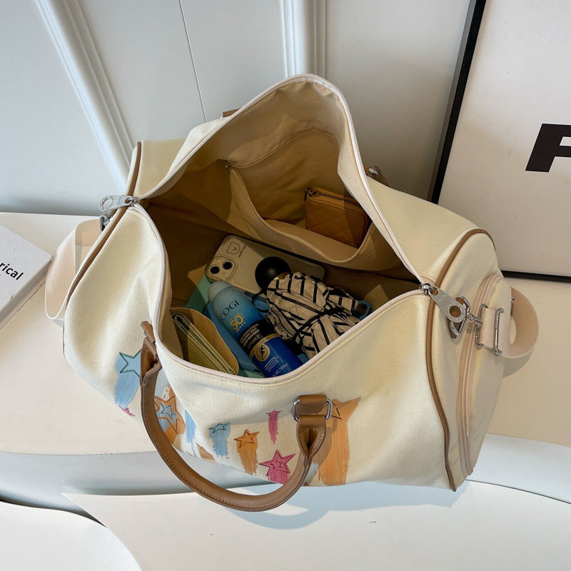 Stylish Star Print Weekend Duffle Bag