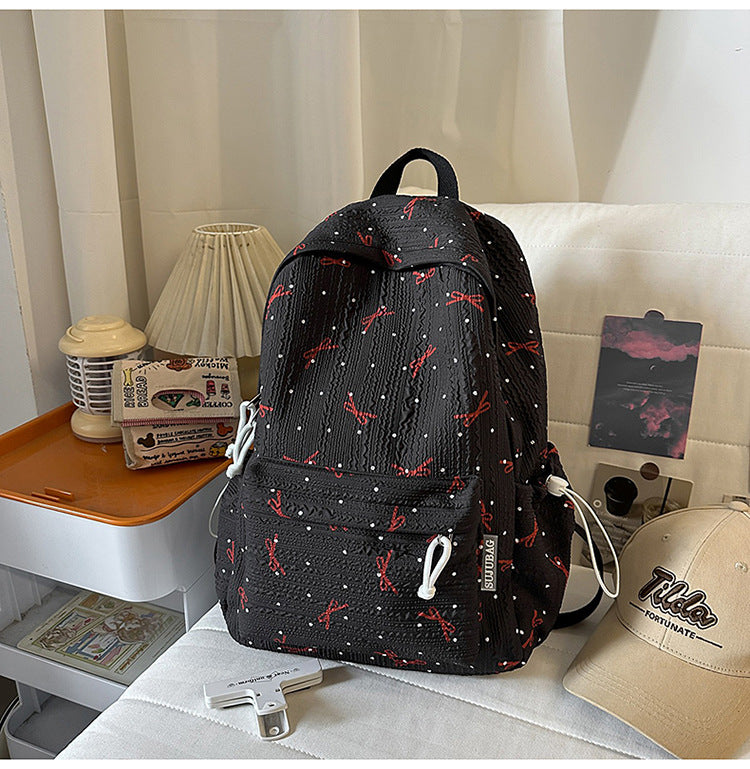 Cute Bow-Embellished Backpack Stornfield