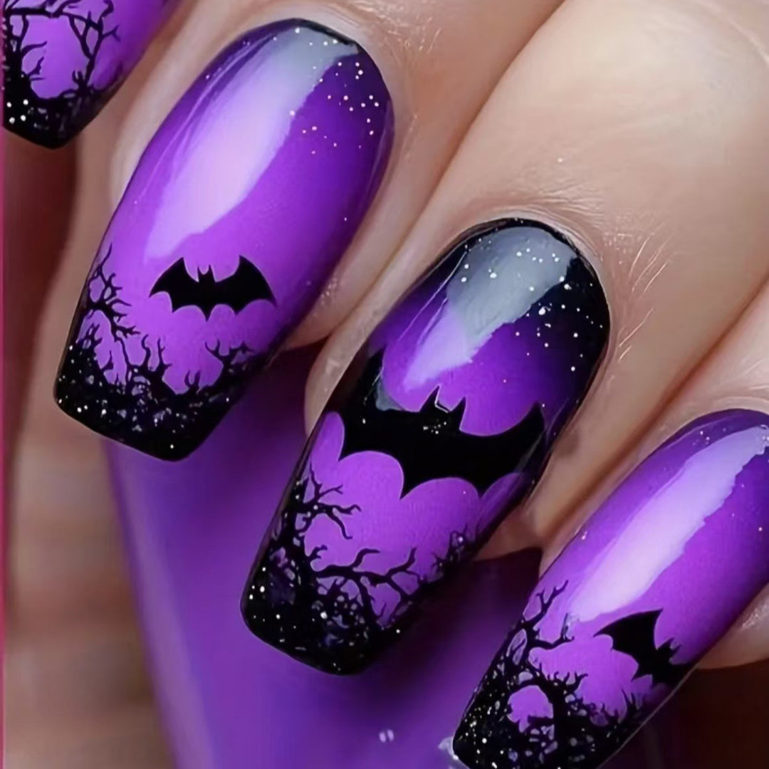 Halloween-Themed Artistic Nail Art Set Stornfield