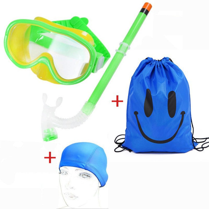 Diving goggles set with breathable snorkel and waterproof backpack Stornfield