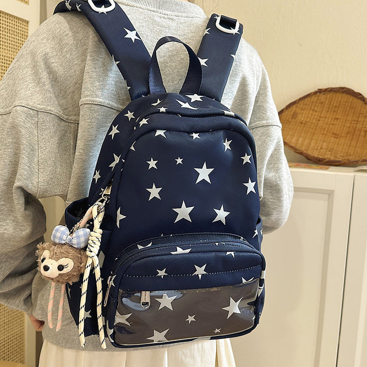 Star-Print Multi-Pocket Backpack Stornfield