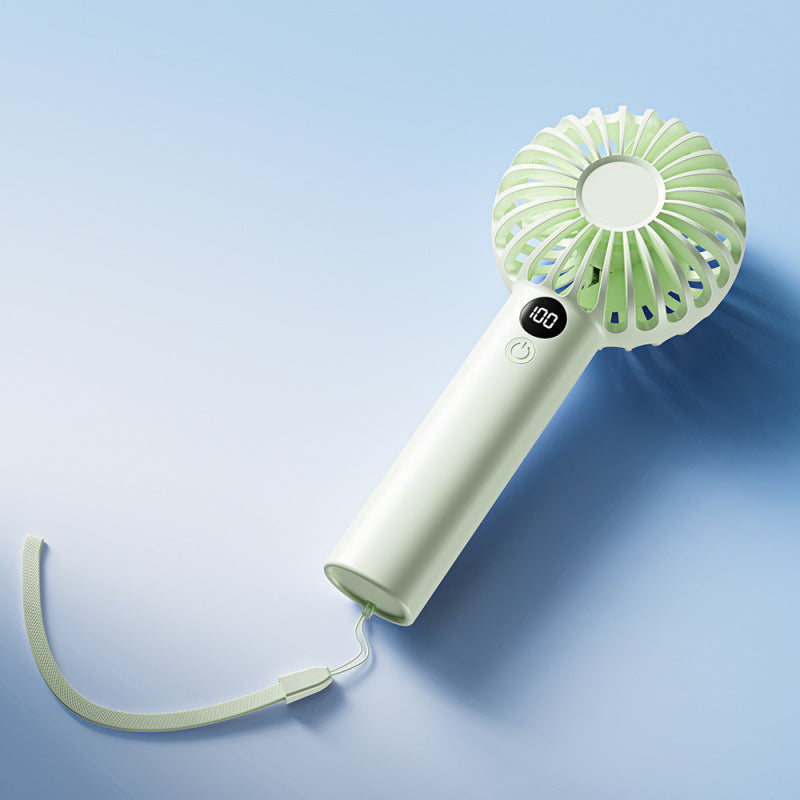 Ladies portable high-speed handheld fan with digital control Stornfield