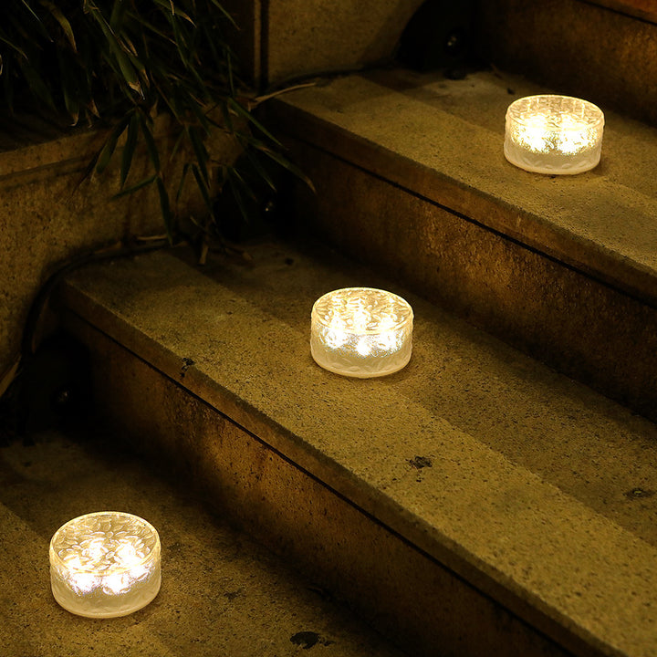 Frosted Glass In-Ground Solar Pathway LED Lights Stornfield