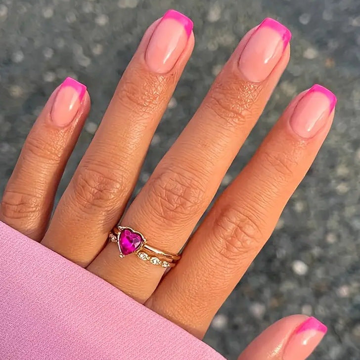 Chic French Tip Nail Enhancements Stornfield