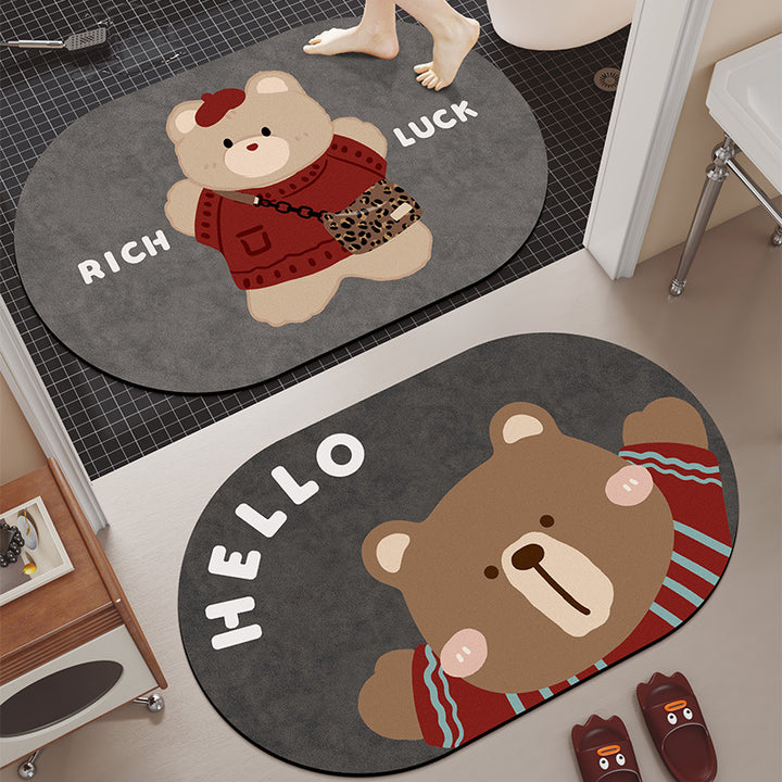 Playful Dog-Themed Area Rug