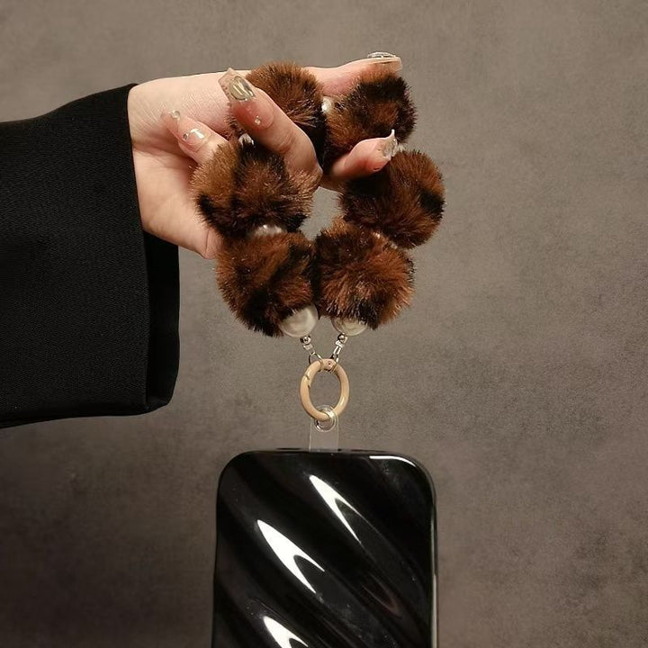 Decorative Fur Pom Pom Keychain Stornfield