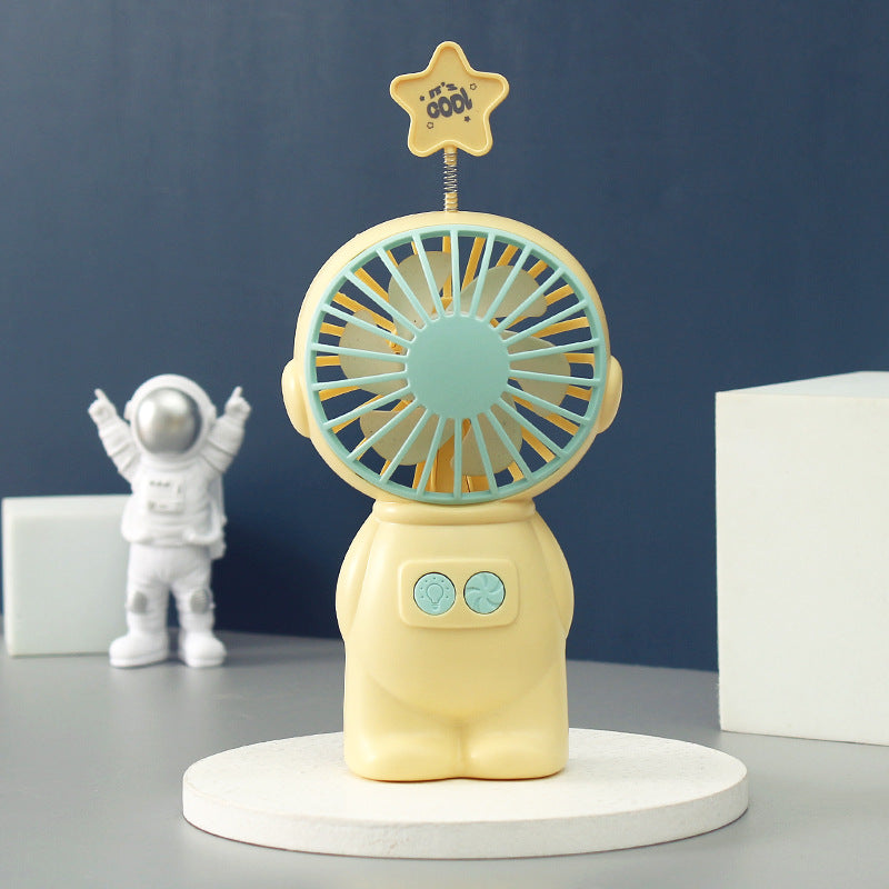 Unisex Portable Mini Fan in Playful Figure Design Stornfield