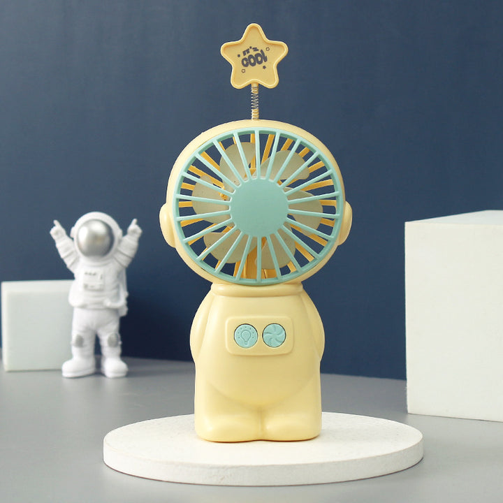 Unisex Portable Mini Fan in Playful Figure Design Stornfield