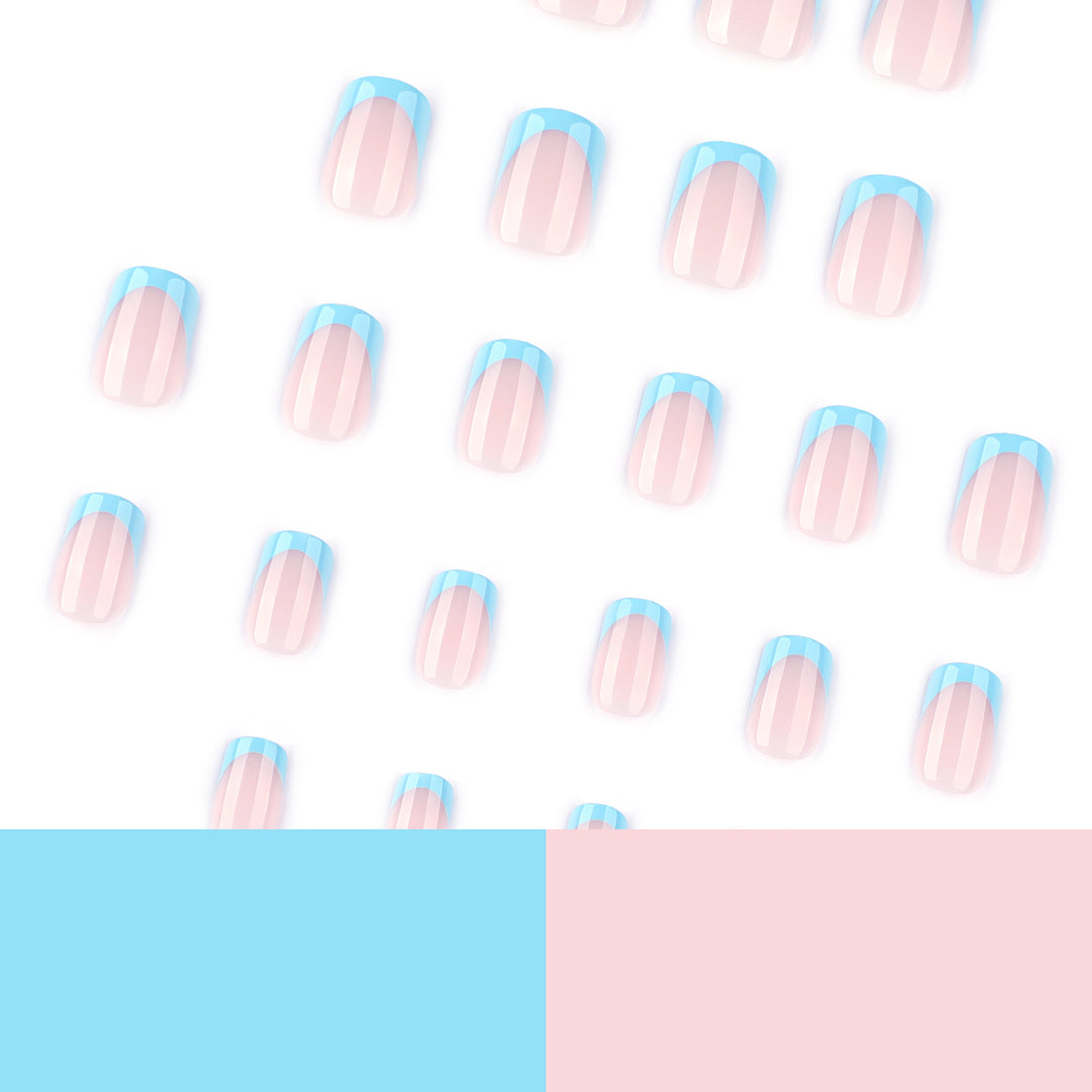 Elegant Manicure Artificial Nails with Pastel Colors Stornfield
