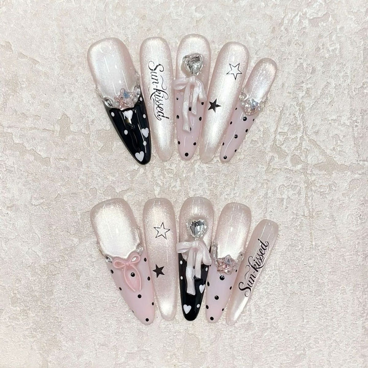 Glamorous Decorative Press-On Nail Art Stornfield