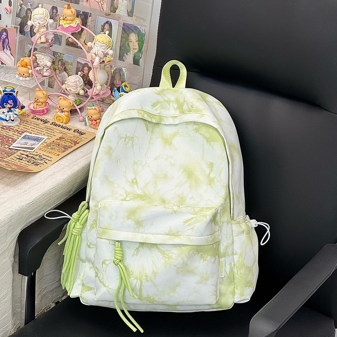 Trendy Tie-Dye Patterned Backpack Stornfield