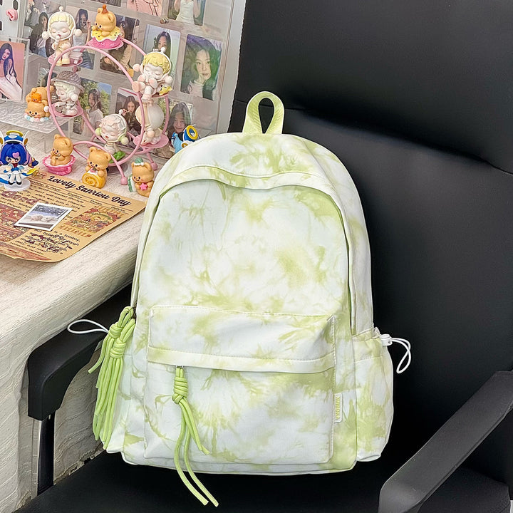 Trendy Tie-Dye Patterned Backpack Stornfield