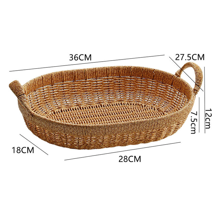 Handcrafted Wicker Storage Basket Stornfield