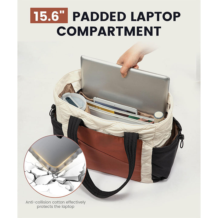 Elegant shopping bag with practical multiple compartments Stornfield