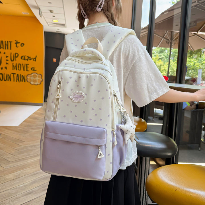 Star Print Casual Backpack Stornfield