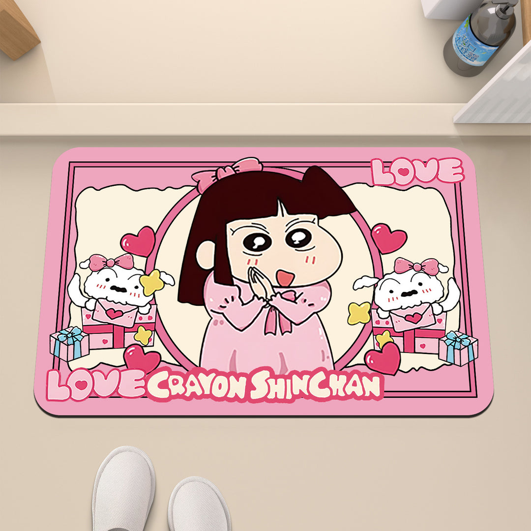 Cartoon Character Themed Bath Mat